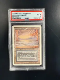 1994 Magic Gathering Underground Sea PSA 9 MInt - Image 1