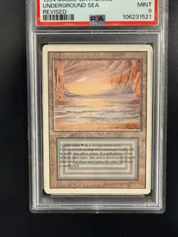1994 Magic Gathering Underground Sea PSA 9 MInt - Image 3