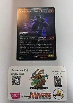 Kroxa Titan of Death's Hunger #179 Foil Serialized 232/500 MTG Multiverse - Image 1
