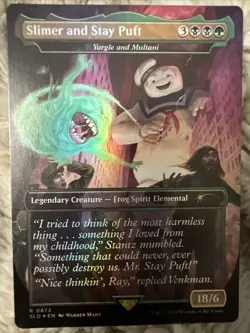 Slimer and Stay Puft FOIL - MTG - NM (Secret Lair Bonus) Yargle and Multani - Image 1