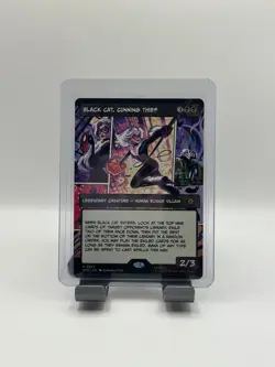 MTG, Black Cat, Cunning Thief (Borderless) $3 ORDER MIN - Regular - SPM 222 - Image 1