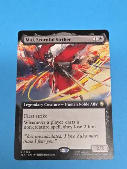 Mai, Scornful Striker (Extended Art) Avatar: The Last Airbender Regular - Image 1