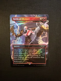 Battle of Olympus - World at War, Foil, God of War Secret Lair, Magic MTG NM - Image 1
