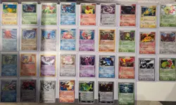 Pokemon Ex Unseen Forces Near Complete Set EX Japanese Golden Sky Silvery Ocean - Image 1
