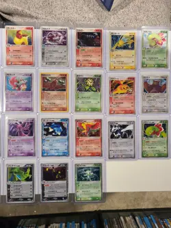 Pokemon Ex Unseen Forces Near Complete Set EX Japanese Golden Sky Silvery Ocean - Image 2