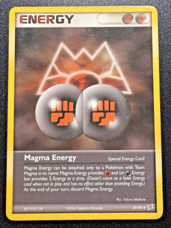 Magma Energy 87/95 EX Team Magma vs Team Aqua Pokemon Card Rare MP - Image 1