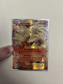 Ninetales EX 2016 Pokemon Holo Fire Ultra Rare Full Art Basic Card 13/83 - Image 1