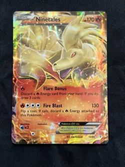 Ninetales EX 13/83 Generations Ultra Rare 20th Anniversary 2016 Pokemon Card NM - Image 1