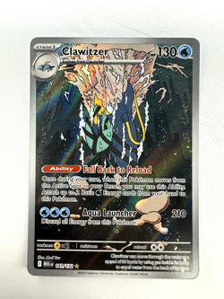 2025 Pokemon Mega Evolution 141/132 Clawitzer Illustration Rare - Image 1