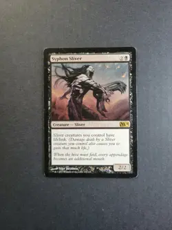 Syphon Sliver Magic The Gathering 2014 Core Set Rare Moderately Played - Image 2