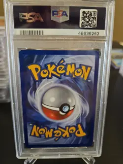 2007 Pokemon Mew Holo P5 Pop Series 5 Inverted Back Error PSA 8 - Image 2