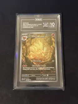 Ninetales 199/197 Illustration Rare Pokemon Obsidian Flames TAG Gem Mint 10 - Image 3