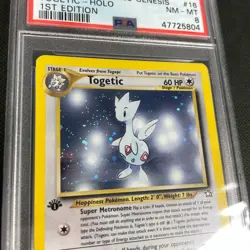 Pokemon Neo Genesis #16 Togetic-Holo 1st Edition PSA 8 NM-MT - Image 2