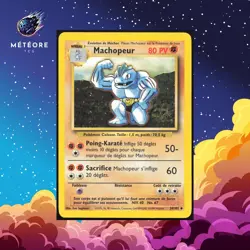Carte Pokemon Machopeur 34/102 Wizards Set de Base Francais - Image 1