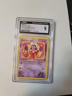 Pokemon Gym Challenge Unlimited Regular Sabrina's Jinx 57/132 - CGC 9 PK2981 - Image 1