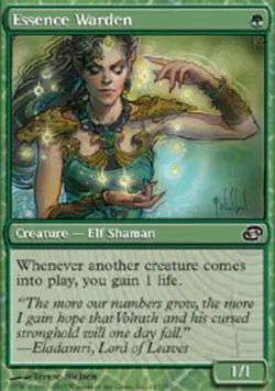 Moderate Play, English MTG Regular Essence Warden Planar Chaos Magic the Gatheri - Image 1
