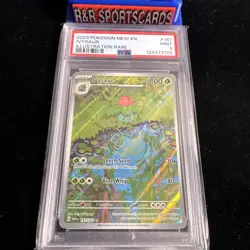 2023 Pokemon Mew en Ivysaur #167 Illustration Rare PSA 9 MINT - Image 3