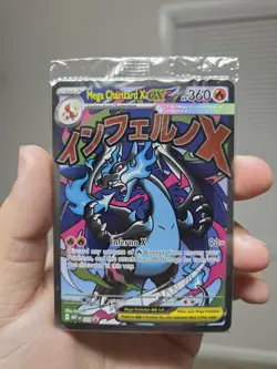 Pokemon TCG Phastasmal Flames Charizard X EX 023 and Oricorio 022 Sealed Promo's - Image 2