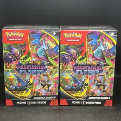 Phantasmal Flames Booster Bundle Pokemon TCG Sealed Box IN HAND Lot of 2 - Image 1