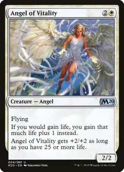 1x - Angel of Vitality - Core Set 2020 - UC NM MTG - Image 1