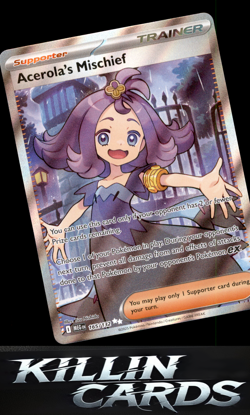 Acerola's Mischief - 165/132 165/132 Pokemon Ultra Rare ME01: Mega Evolution Car - Image 1