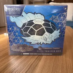Stellar Crown Pokemon Center Exclusive Elite Trainer Box ETB TCG Factory Sealed - Image 1