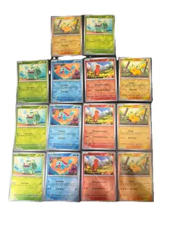 Pokemon Costco 151 Cosmo Foil Promo Set Pikachu Squirtle Charmander Bulbasaur - Image 1