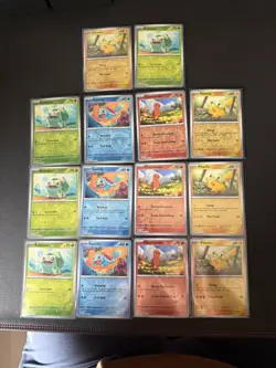 Pokemon Costco 151 Cosmo Foil Promo Set Pikachu Squirtle Charmander Bulbasaur - Image 2