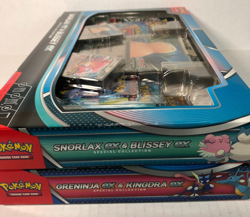Pokemon LOT Snorlax Ex & Blissey Ex Special Collection Box+ Greninja Kingdra Ex - Image 5