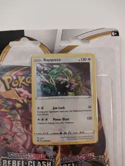 Pokemon Sword And Shield Rebel Clash SEALED 3-Pack Blister - Image 2