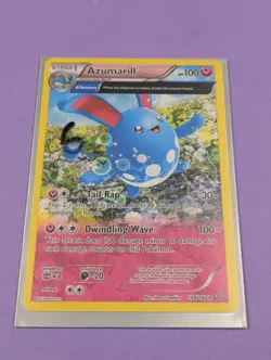 Azumarill - 104/160 - Rare Holo Primal Clash - Pokemon Card - NM - Image 3