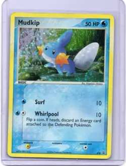 Pokemon Card - Mudkip - 018 - Promo - 2004 - Holo - Image 1