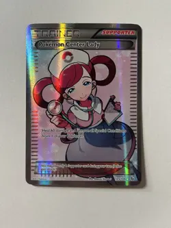 Pokemon Center Lady 105/106 XY Flashfire Full Art Ultra Rare Holo Card - Image 1