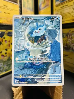 Mantyke 189/182 Illustration Rare Holo Pokemon Card NM Condition Never Played - Image 1
