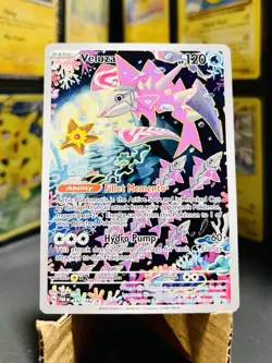 Veluza 192/182 Illustration Rare Holo Pokemon Card NM Condition Never Played - Image 1