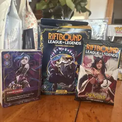 Riftbound League Of Legends Viktor Champion Deck, Origins Card Booster & Jinxset - Image 1