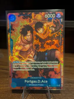 Portgas D Ace OP08-052 Parallel Two Legends ONE PIECE Card NM English - Image 1