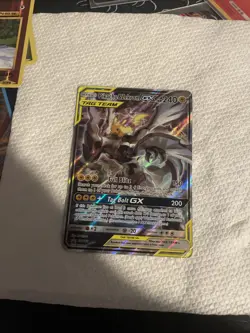 Pokemon Pikachu and Zekrom GX Promo Card SM168 - Image 1