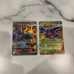 Pokemon Mega Heracross EX 108/094 Phantasmal Flames SR Full Art English Card TCG - Image 1