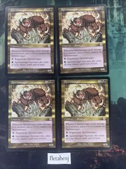 4x MTG Spiritmonger - Apocalypse (APC) (Playset) - Image 1