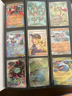 Pokemon EX Mega Full Art Binder Collection Starters Rocket NM No Bulk 360 Cards - Image 1