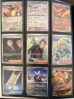 Pokemon EX Mega Full Art Binder Collection Starters Rocket NM No Bulk 360 Cards - Image 2