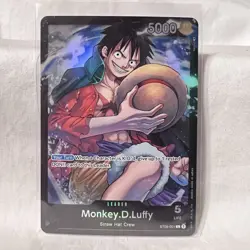 Monkey.D.Luffy - ST08-001 - Leader - Foil Card English - One Piece Card Game - Image 1