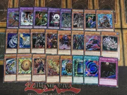 Yugioh x24 Card Speed Duel GX Secret Rare Set 1st Edition NM - Image 1