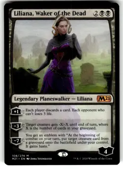 Liliana, Waker of the Dead Core Set 2021 Regular MTG - Image 1