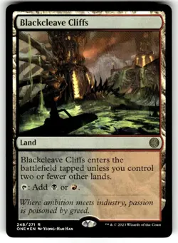 Blackcleave Cliffs Phyrexia: All Will Be One FOIL MTG - Image 1
