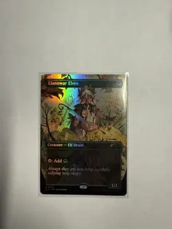 Llanowar Elves Secret Lair Drop Foil Encyclopedia - Image 1