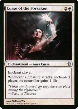 X 1 Curse of the Forsaken NM Commander 008 MTG Magic The Gathering - Image 1