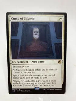 Curse Of Silence NM/M* Innistrad Midnight Hunt ENGLISH 015/277 mtg -UnltdCards - Image 1