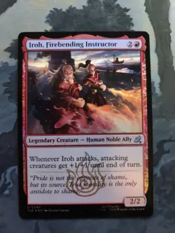 Iroh, Firebending Instructor 0240 (Foil) Uncommon MTG Avatar Eternal - Image 1